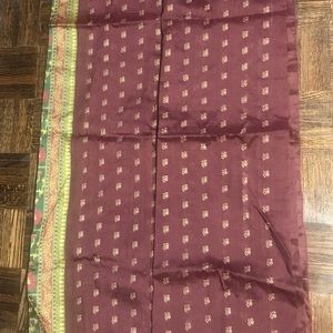 Maroon Indian Saree